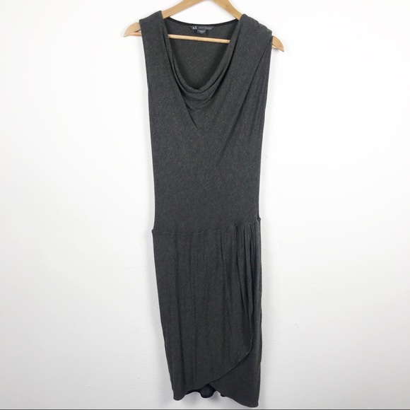 A|X Armani Exchange Gray Sleeveless Dress - Picture 10 of 10